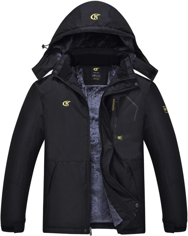 Mens Waterproof Ski Snowboard Jacket Winter Windproof Snow Coat - Image 2